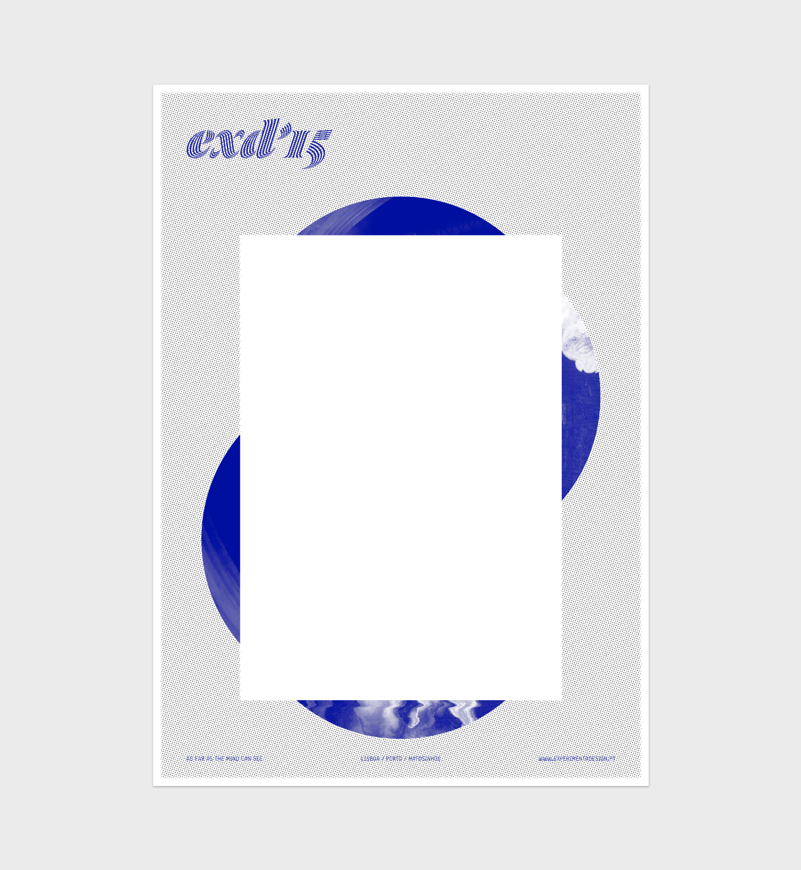 EXD'15 ⟐ Merchandising ⟐ Risograph poster