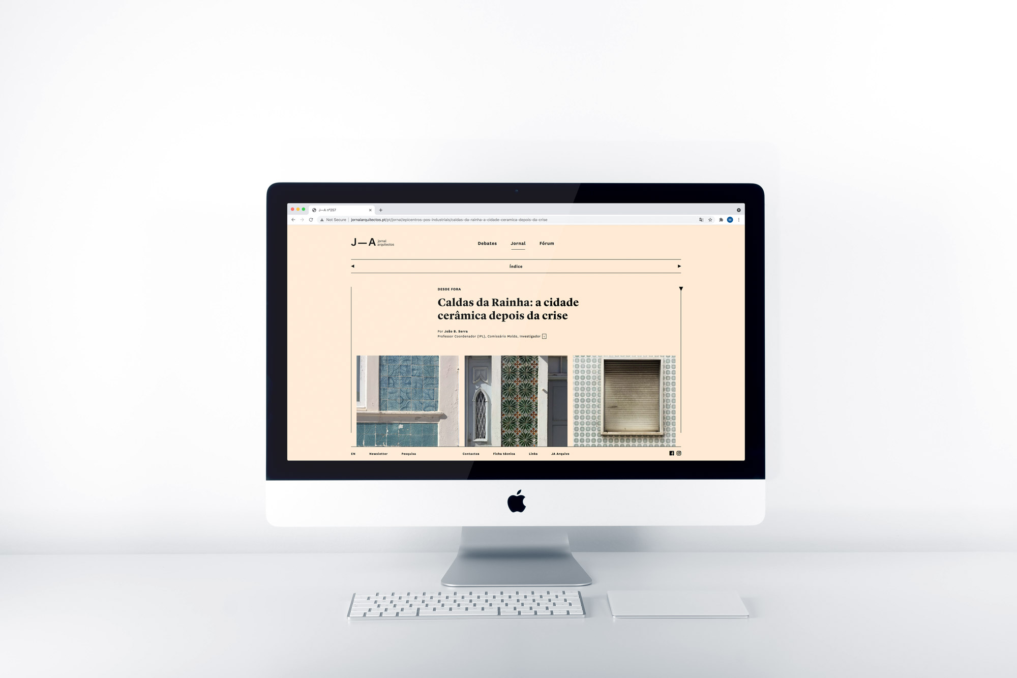Jornal Arquitectos ⟐ Website